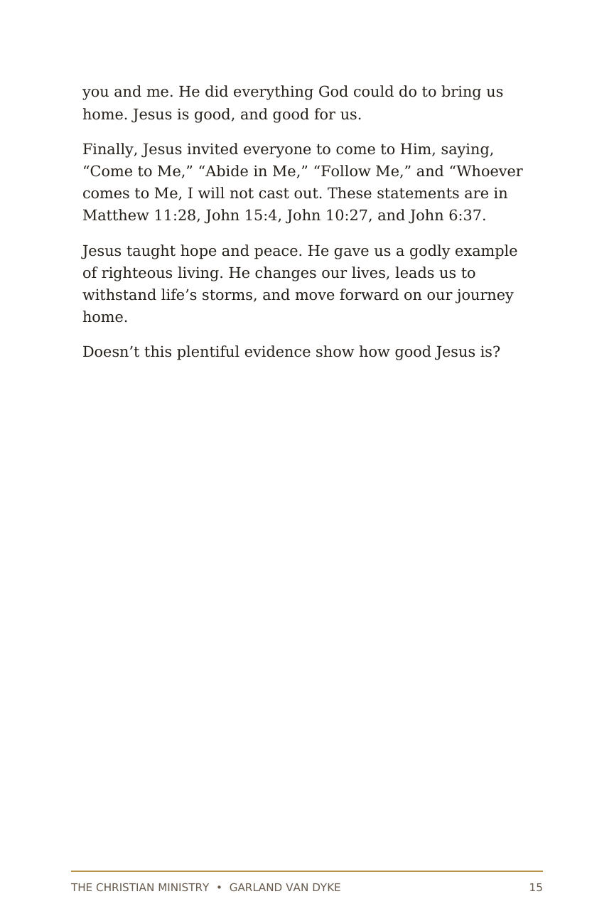 Jesus Is Good for You eBook page 16